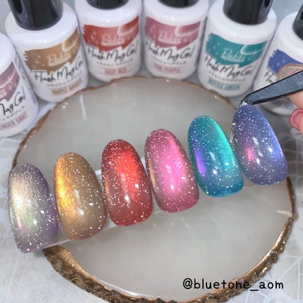 パルP マグアートジェル/parkikoi/ジェルネイルを使ったクチコミ(5枚目)