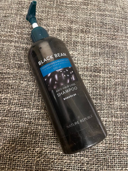 ブラックビーン ヘアシャンプー/ネイチャーリパブリック/市販シャンプーを使ったクチコミ(1枚目)
