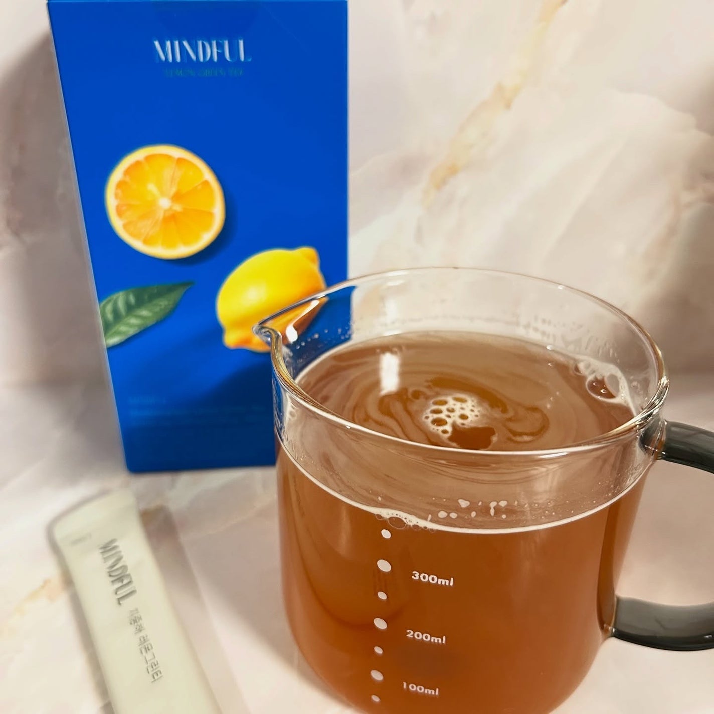 マインドフル地中海レモングリーンティー /FOODOLOGY/美容ドリンクを使ったクチコミ(3枚目)