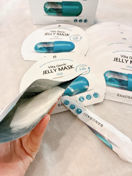ビタ ジェニックゼリーマスク/BANOBAGI/シートマスク・パックを使ったクチコミ(4枚目)