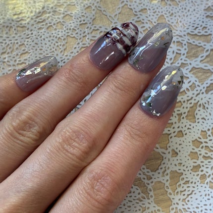 ジェルネイル(ライト対応)/セリア/ジェルネイルを使ったクチコミ(4枚目)