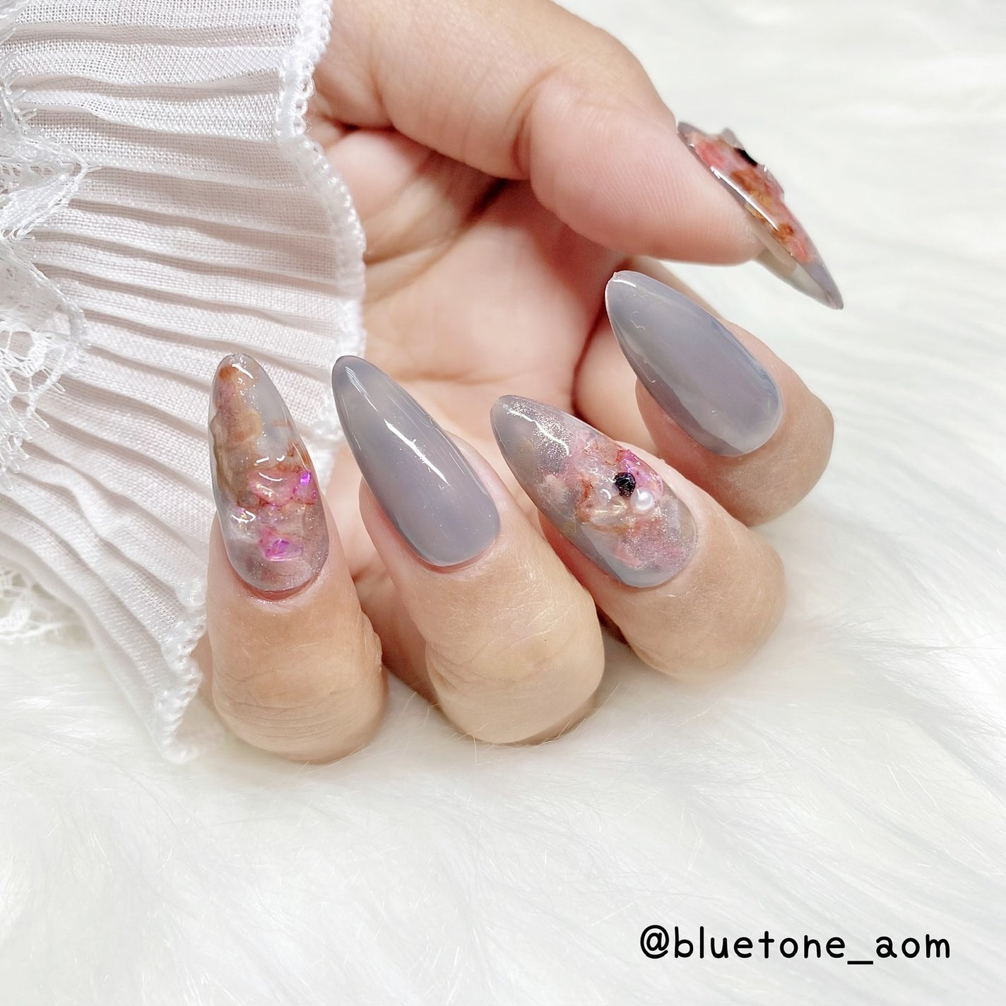 BRG ジェルネイル/DAISO/ジェルネイルを使ったクチコミ(5枚目)