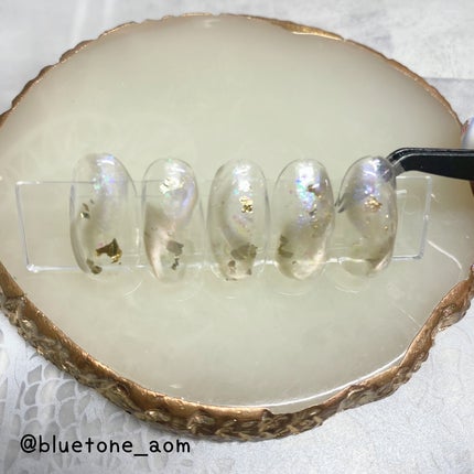 ネイルホイル/セリア/ネイルシールを使ったクチコミ(7枚目)