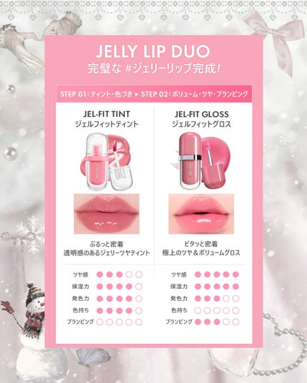 ジェルフィットグロス/AMUSE/リップグロスを使ったクチコミ(8枚目)