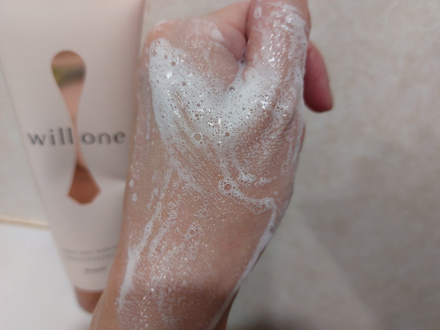 willone 2WAYクリアマスクウォッシュ/クラシエ/その他洗顔料を使ったクチコミ(4枚目)