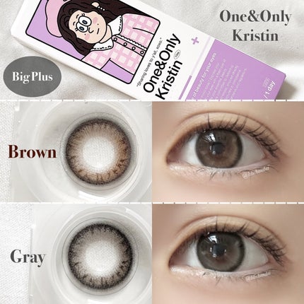 One&Only Kristin Plus/Hapa kristin/カラーコンタクトレンズを使ったクチコミ(7枚目)