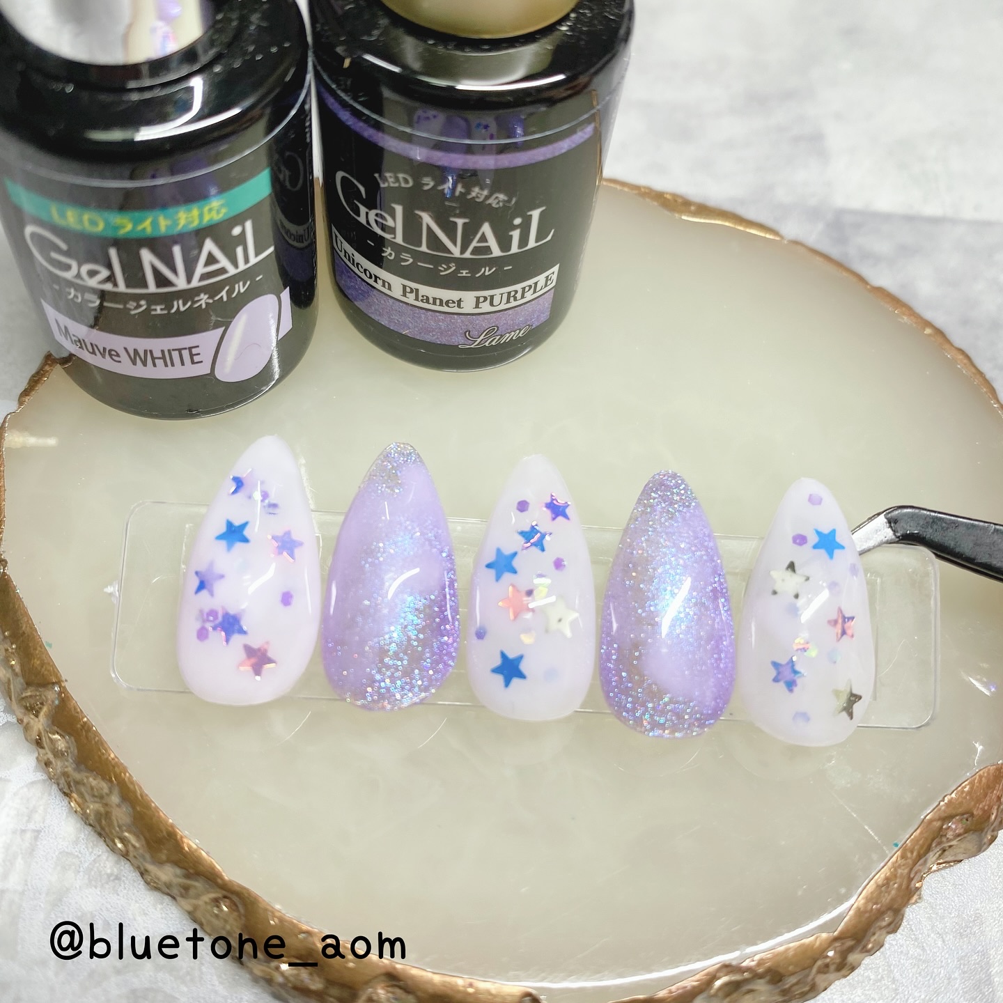 ジェルネイル（ライト対応）/セリア/ジェルネイルを使ったクチコミ（3枚目）