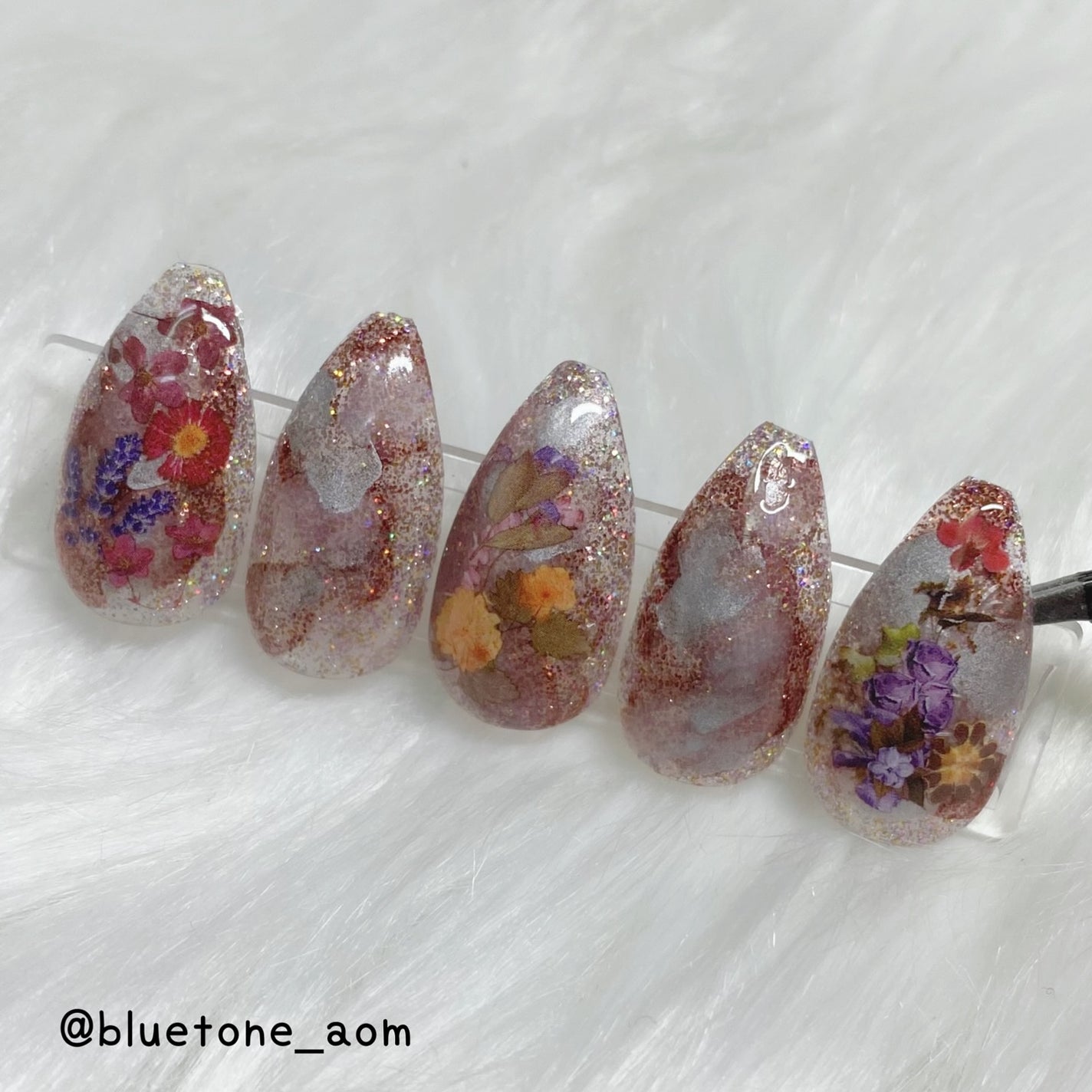 ネイルシール/SHEIN/ネイルシールを使ったクチコミ(4枚目)