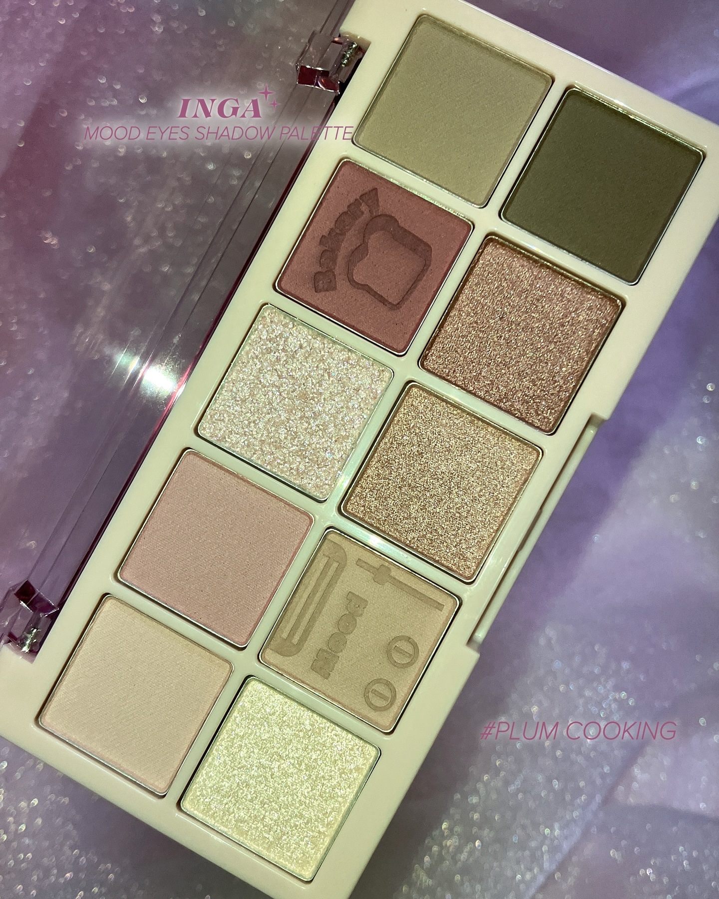 ムードアイズシャドウパレット/INGA/アイシャドウパレットを使ったクチコミ（2枚目）