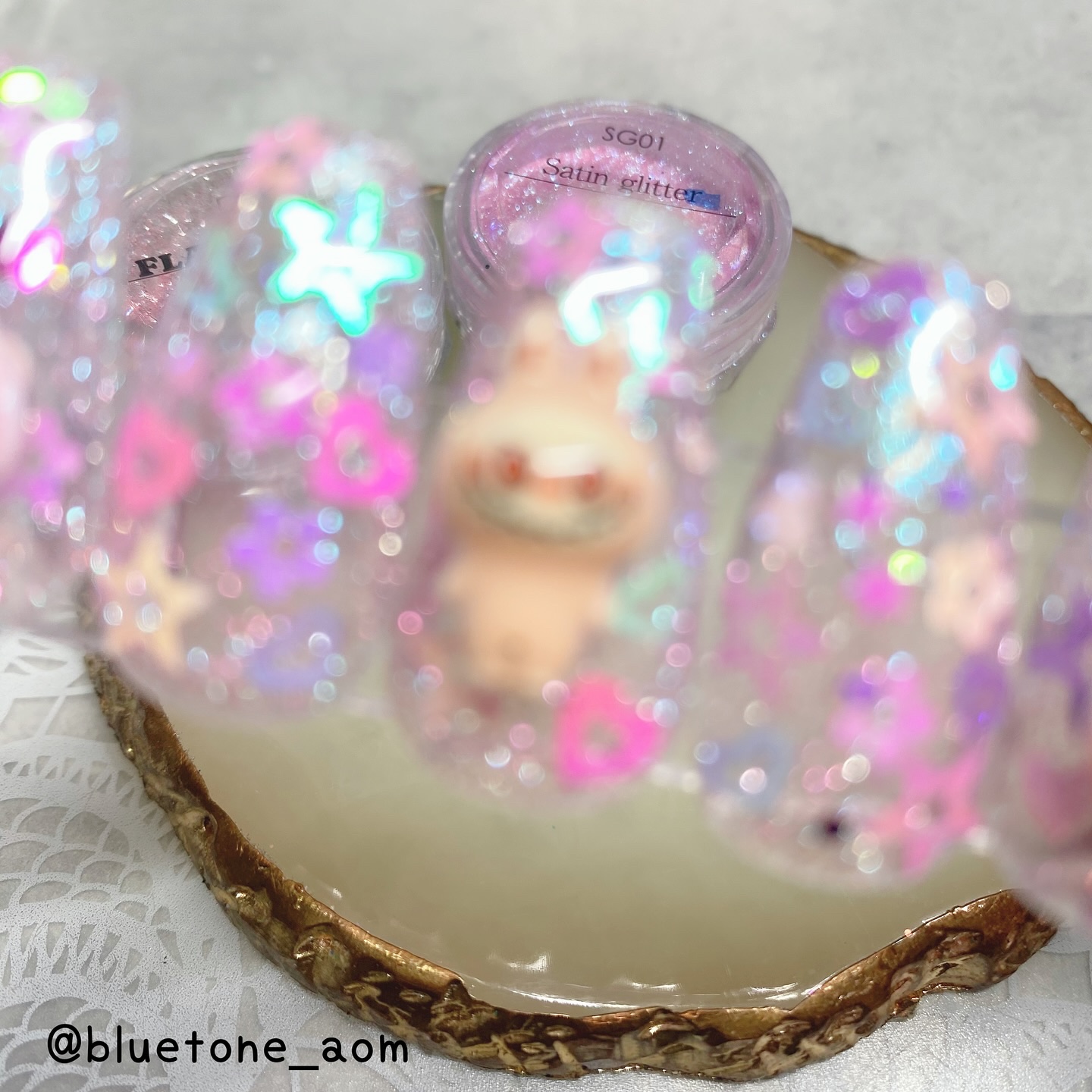 フラッシュパウダー/WSPT JAPAN/ネイル用品を使ったクチコミ（3枚目）