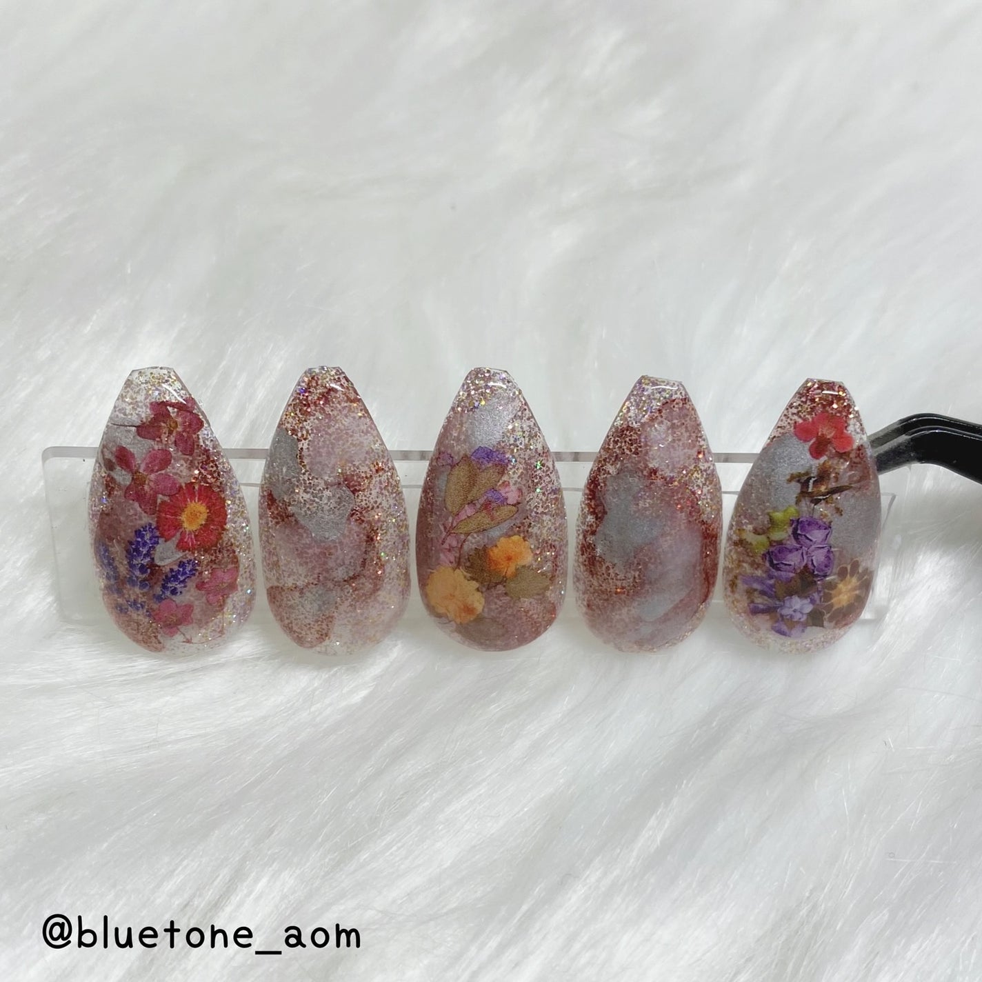 ネイルシール/SHEIN/ネイルシールを使ったクチコミ(3枚目)