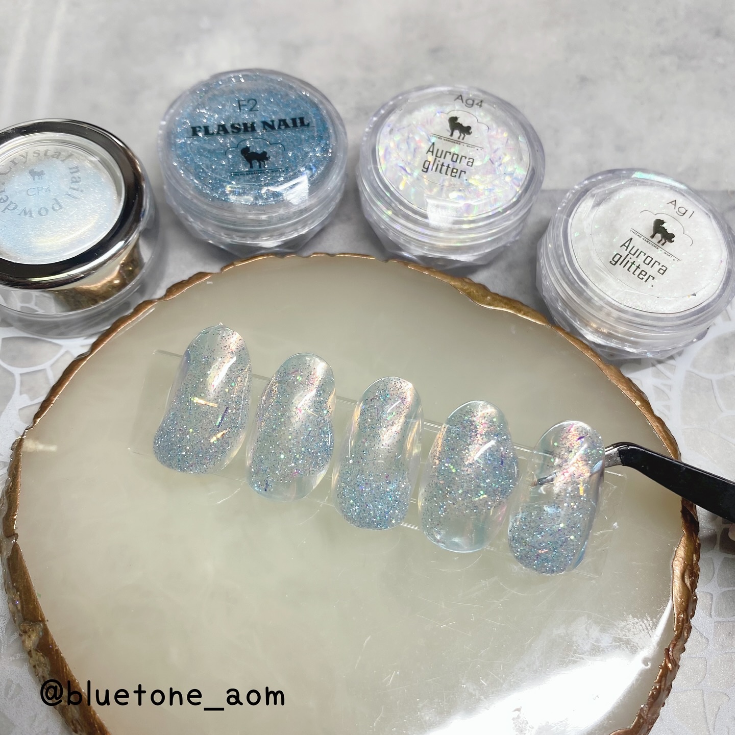 クリスタルネイルパウダー/WSPT JAPAN/ネイル用品を使ったクチコミ（1枚目）