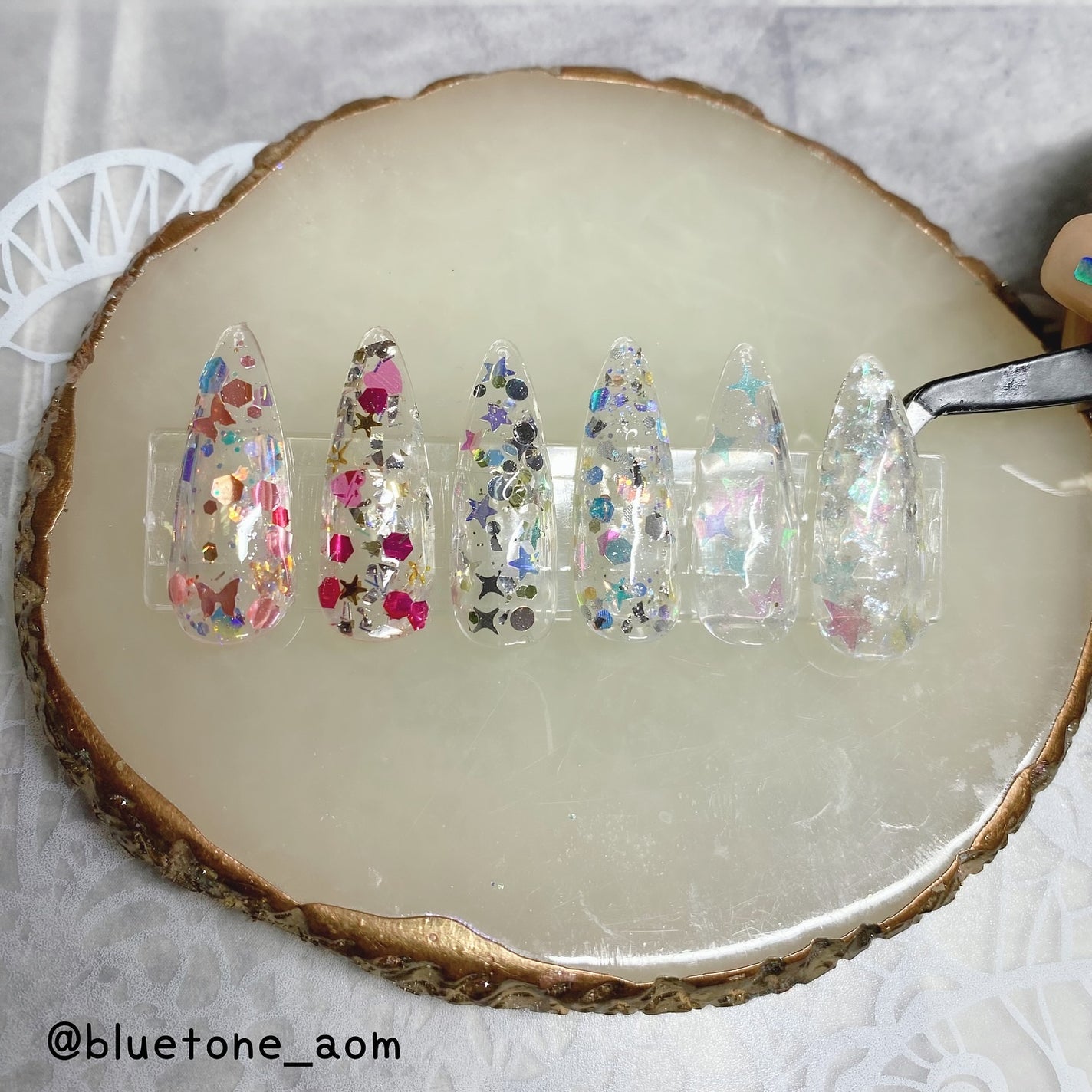 ホリデーグリッター/WSPT JAPAN/ネイル用品を使ったクチコミ(6枚目)