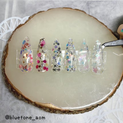 ホリデーグリッター/WSPT JAPAN/ネイル用品を使ったクチコミ(6枚目)