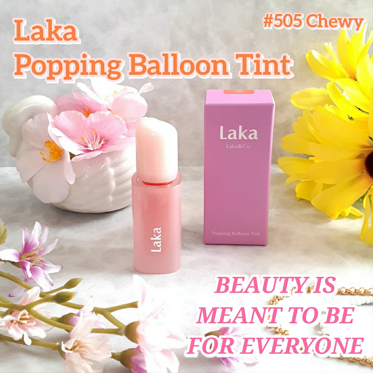 ポッピングバルーンティント/Laka/リップティントを使ったクチコミ（1枚目）