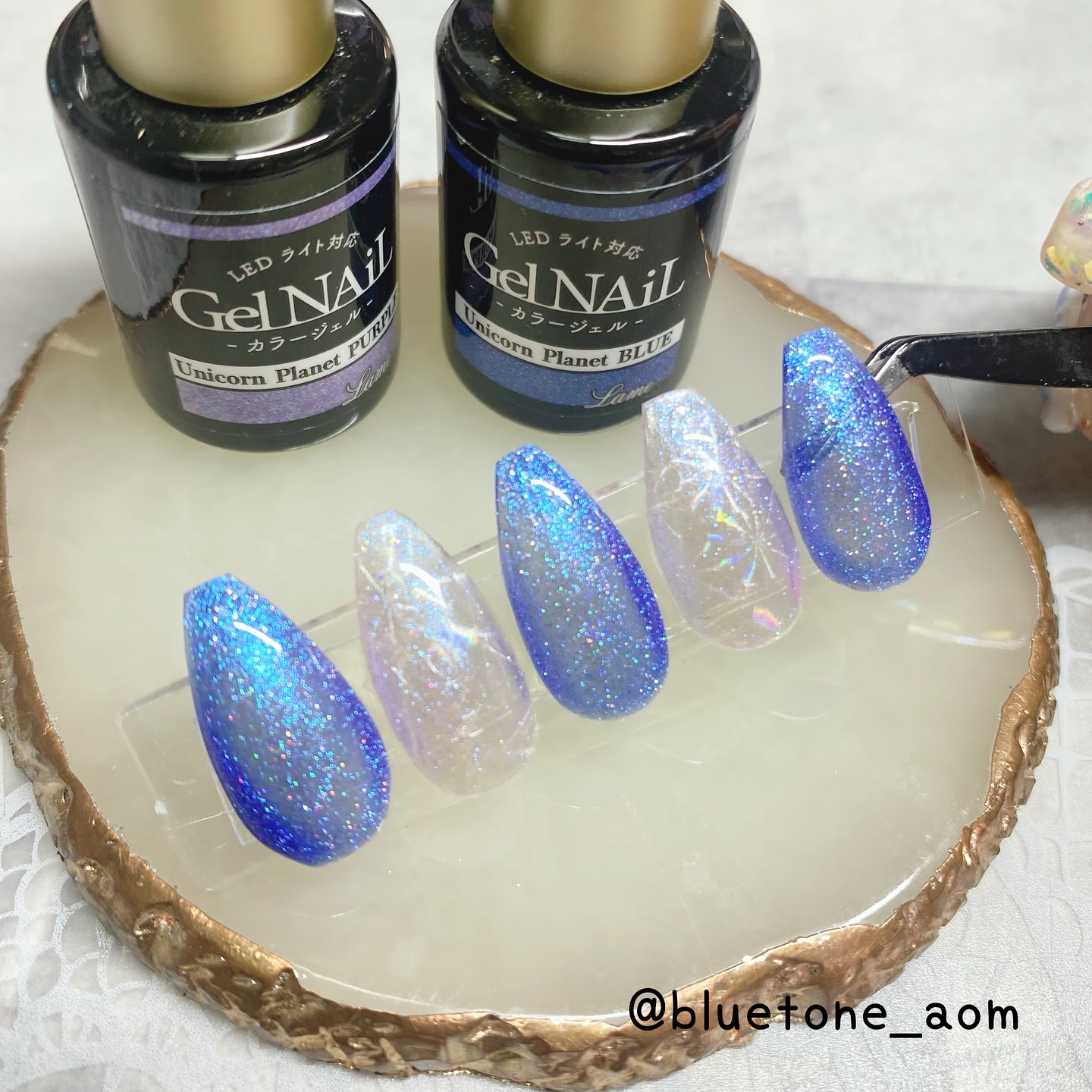 ジェルネイル（ライト対応）/セリア/ジェルネイルを使ったクチコミ（2枚目）