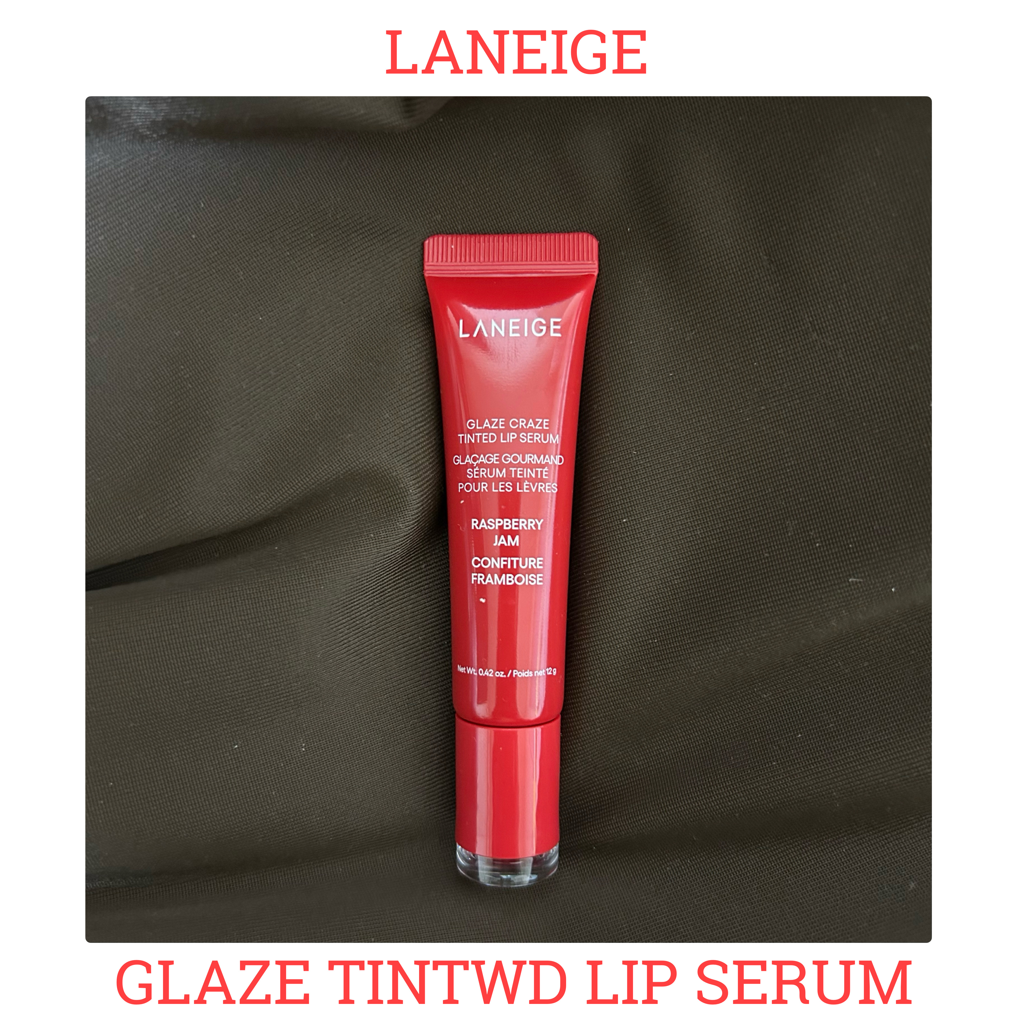 グレイズ ティントリップセラム ラズベリージャム/LANEIGE/リップ美容液を使ったクチコミ（1枚目）