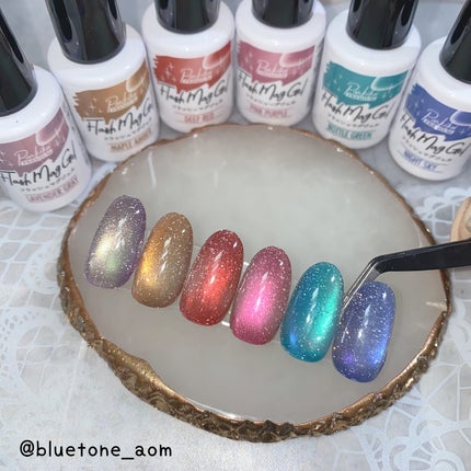 パルP マグアートジェル/parkikoi/ジェルネイルを使ったクチコミ(4枚目)