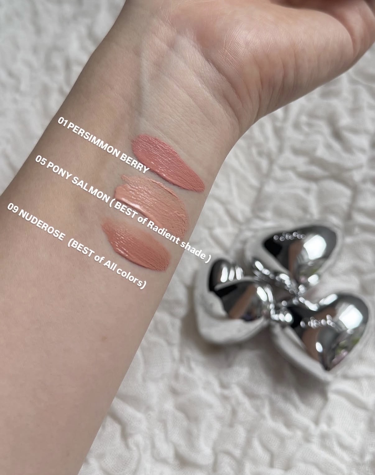 シルバーパース ムースクリーム リップ＆チーク/oiad/ジェル・クリームチークを使ったクチコミ（2枚目）