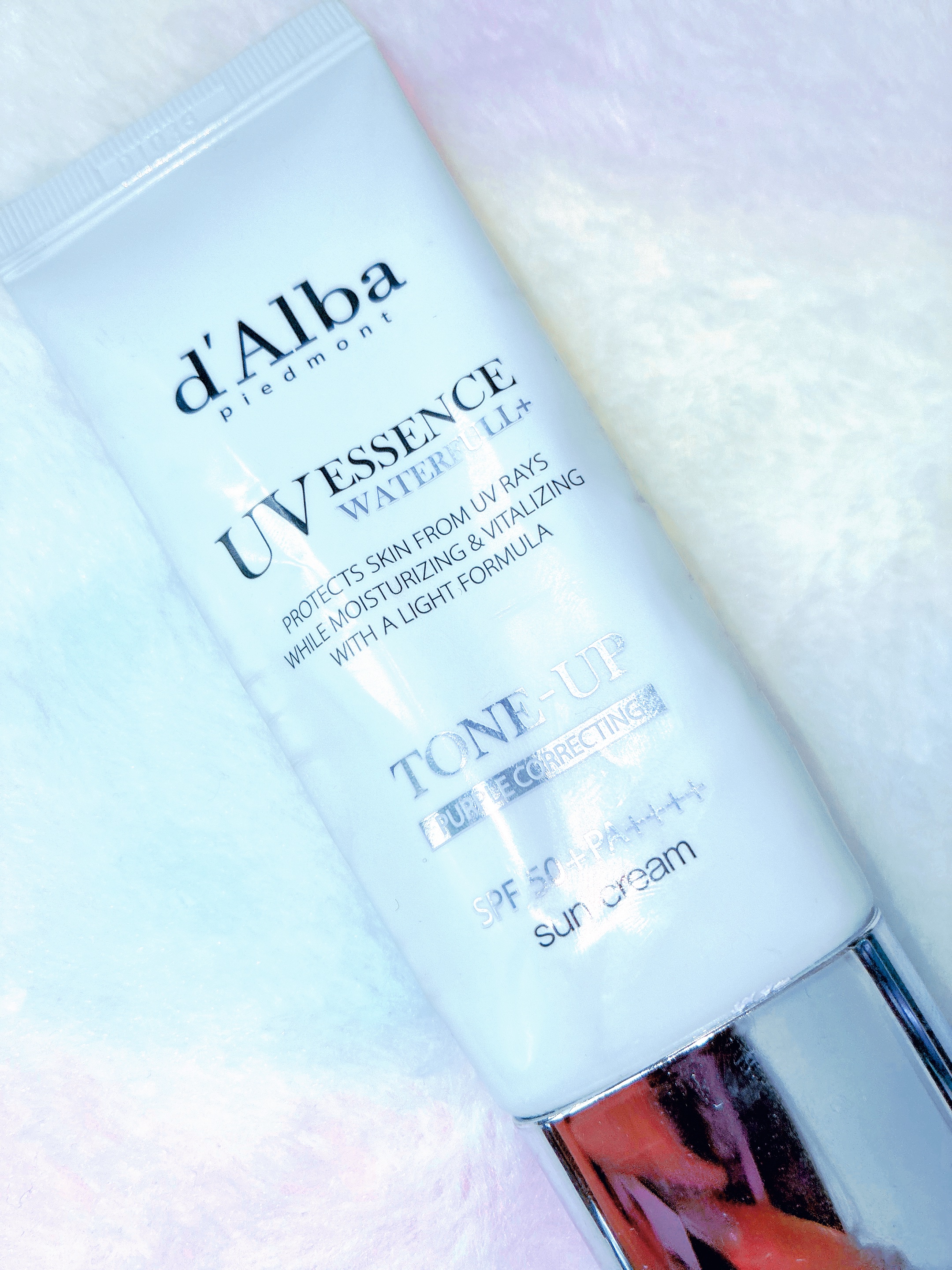 ダルバ ウォータフル トーンアップ サンクリーム(パープル)/ダルバ/日焼け止めクリームを使ったクチコミ（1枚目）