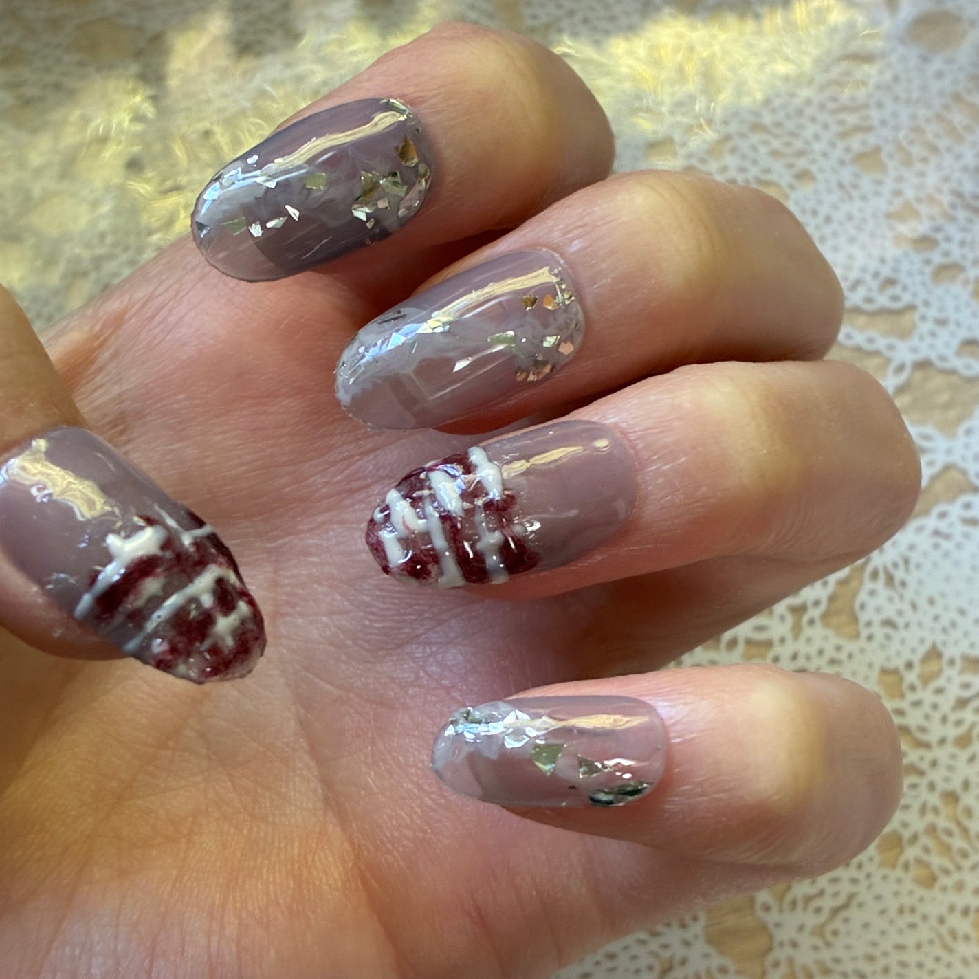 ジェルネイル(ライト対応)/セリア/ジェルネイルを使ったクチコミ(2枚目)