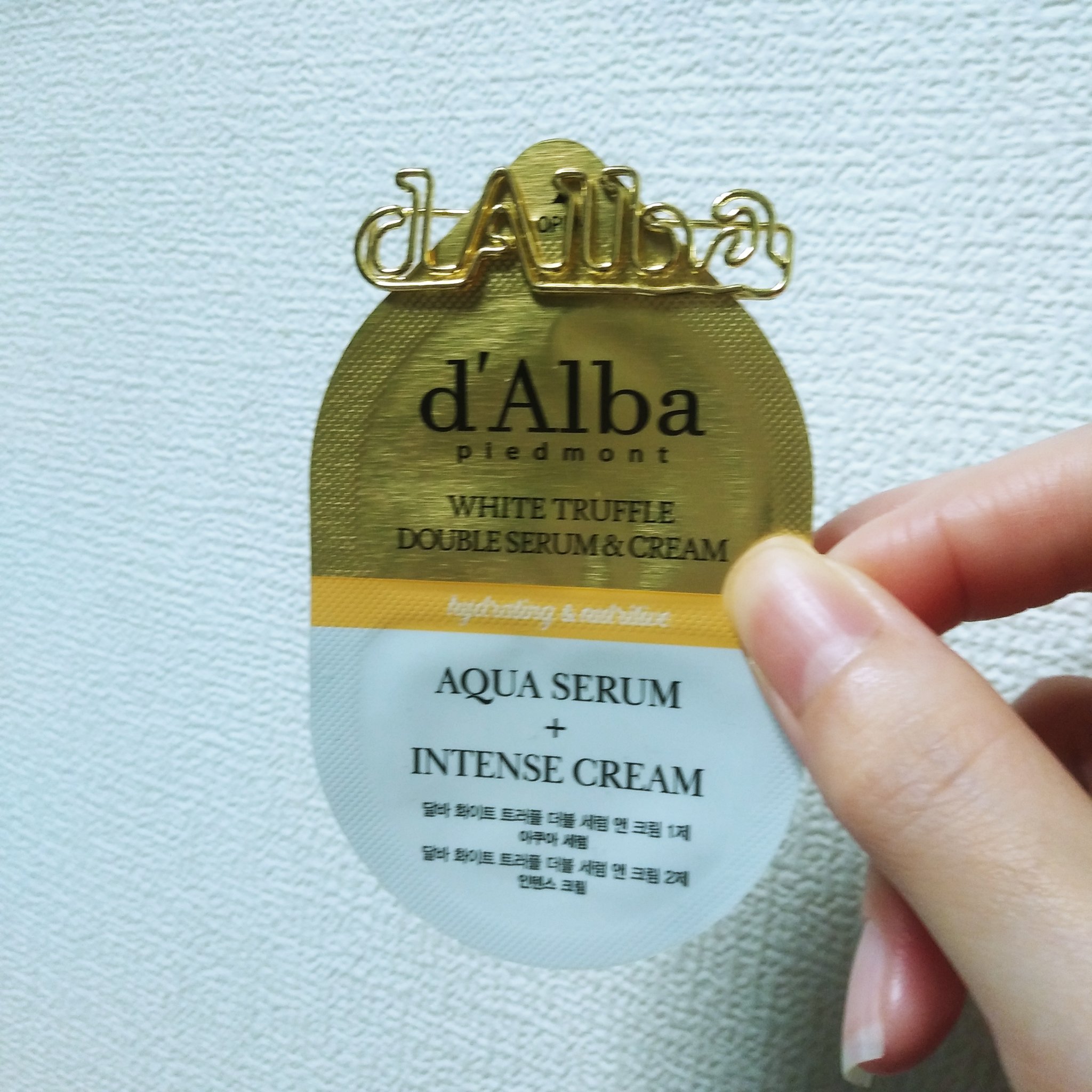 ホワイトトリュフダブルセラムアンドクリーム/ダルバ/フェイスクリームを使ったクチコミ（3枚目）