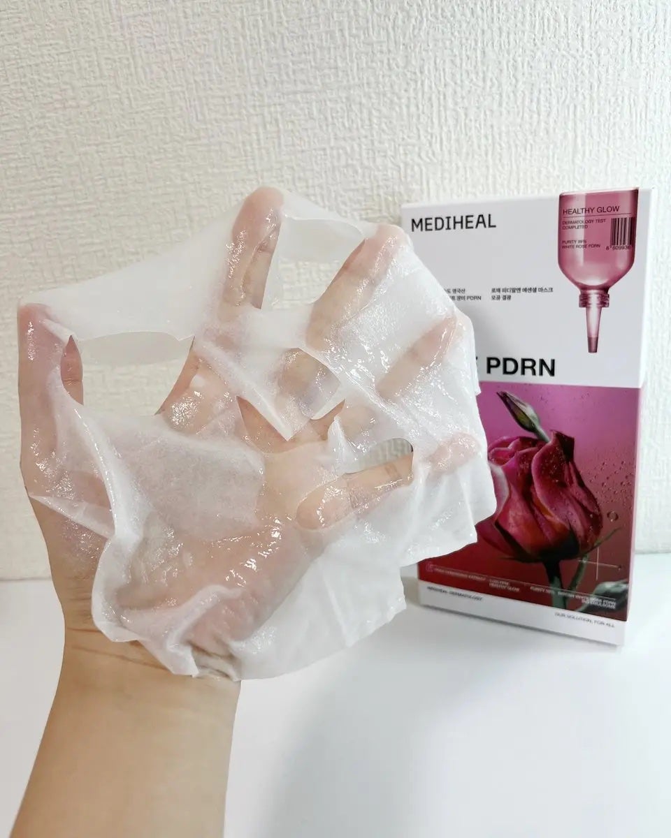 ローゼPDRNエッセンシャルマスクヘルシーグロウ/MEDIHEAL/シートマスク・パックを使ったクチコミ(3枚目)