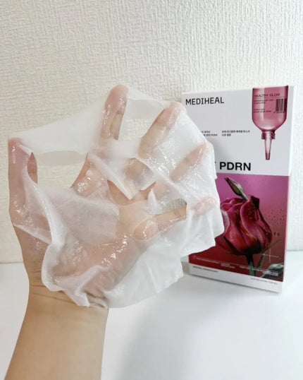 ローゼPDRNエッセンシャルマスクヘルシーグロウ/MEDIHEAL/シートマスク・パックを使ったクチコミ(3枚目)