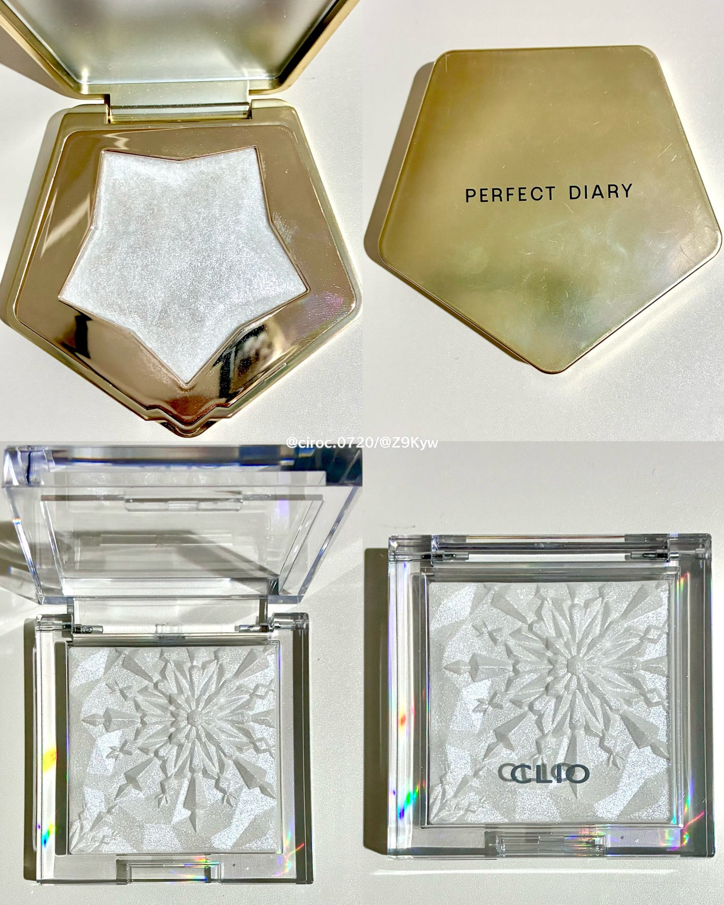 スターダストダイヤモンドハイライトパウダー/PERFECT DIARY/パウダーハイライトを使ったクチコミ(4枚目)