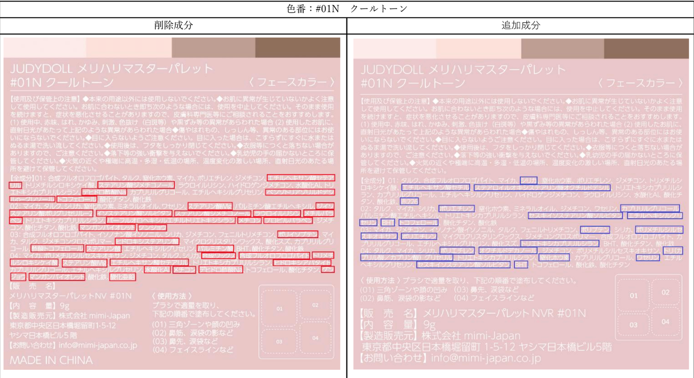 JUDYDOLL メリハリマスターパレット JUDYDOLL