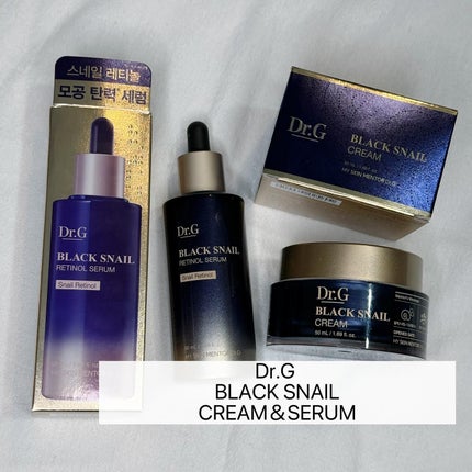 ブラックスネイル クリーム/Dr.G/フェイスクリームを使ったクチコミ(1枚目)