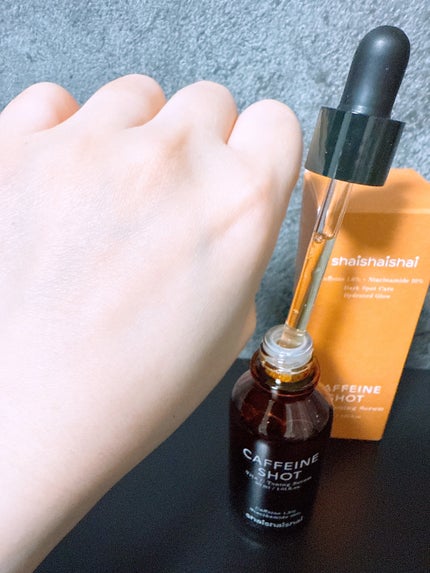 カフェインショット ビタC トーニングセラム/shaishaishai/美容液を使ったクチコミ(3枚目)
