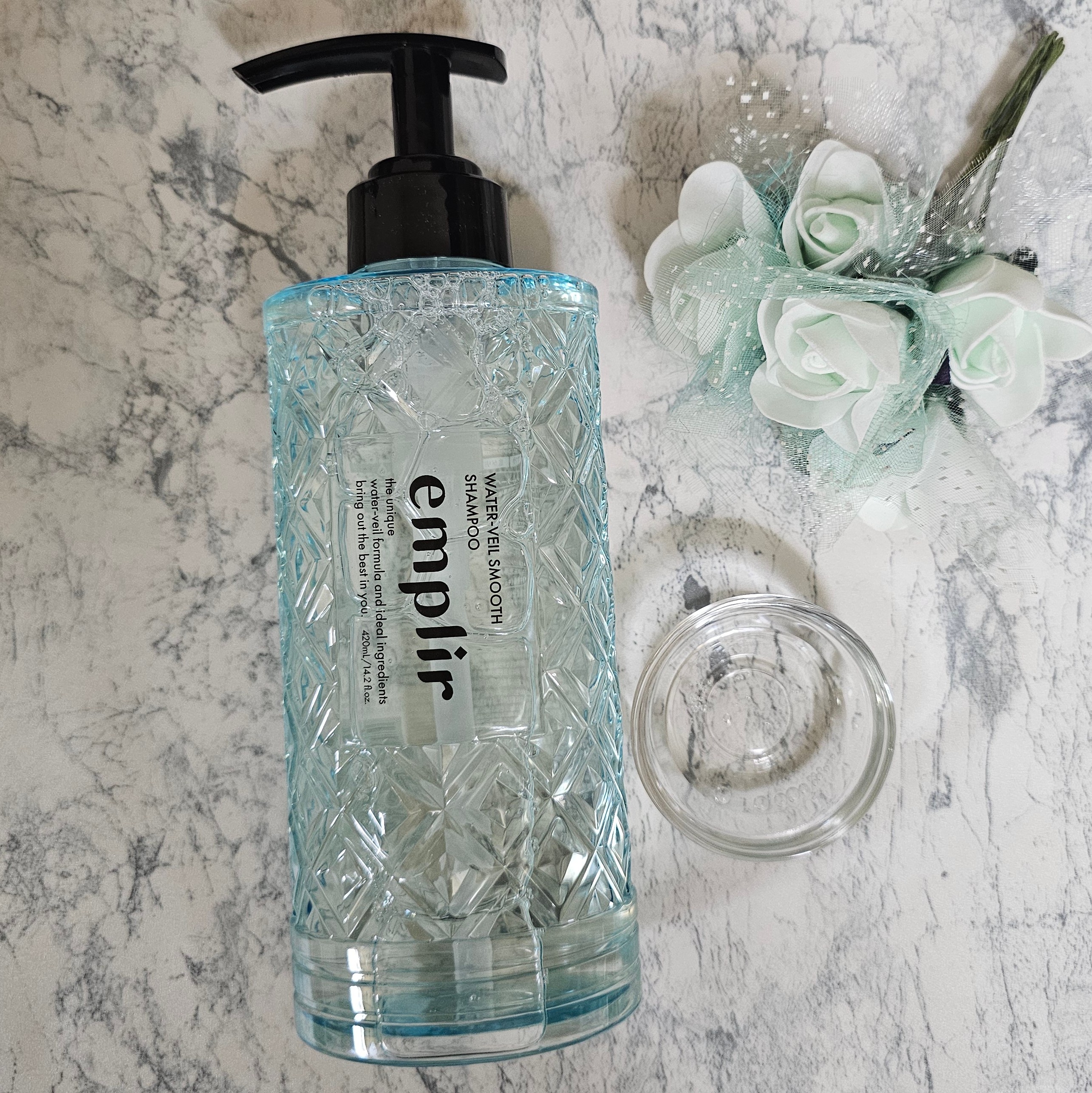 ウォーターベール スムース シャンプー／トリートメント/emplir/市販シャンプーを使ったクチコミ（2枚目）