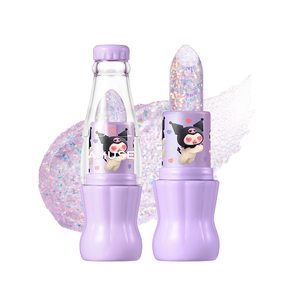 【マイメロディ&クロミ】限定エディション スパークルソーダリップバーム 02 ぶどうソーダ