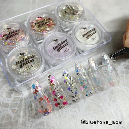 ホリデーグリッター/WSPT JAPAN/ネイル用品を使ったクチコミ(1枚目)