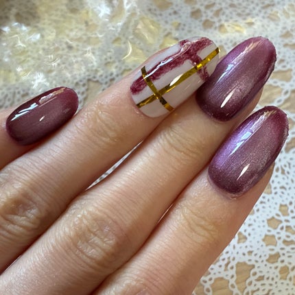 ジェルネイル(ライト対応)/セリア/ジェルネイルを使ったクチコミ(4枚目)