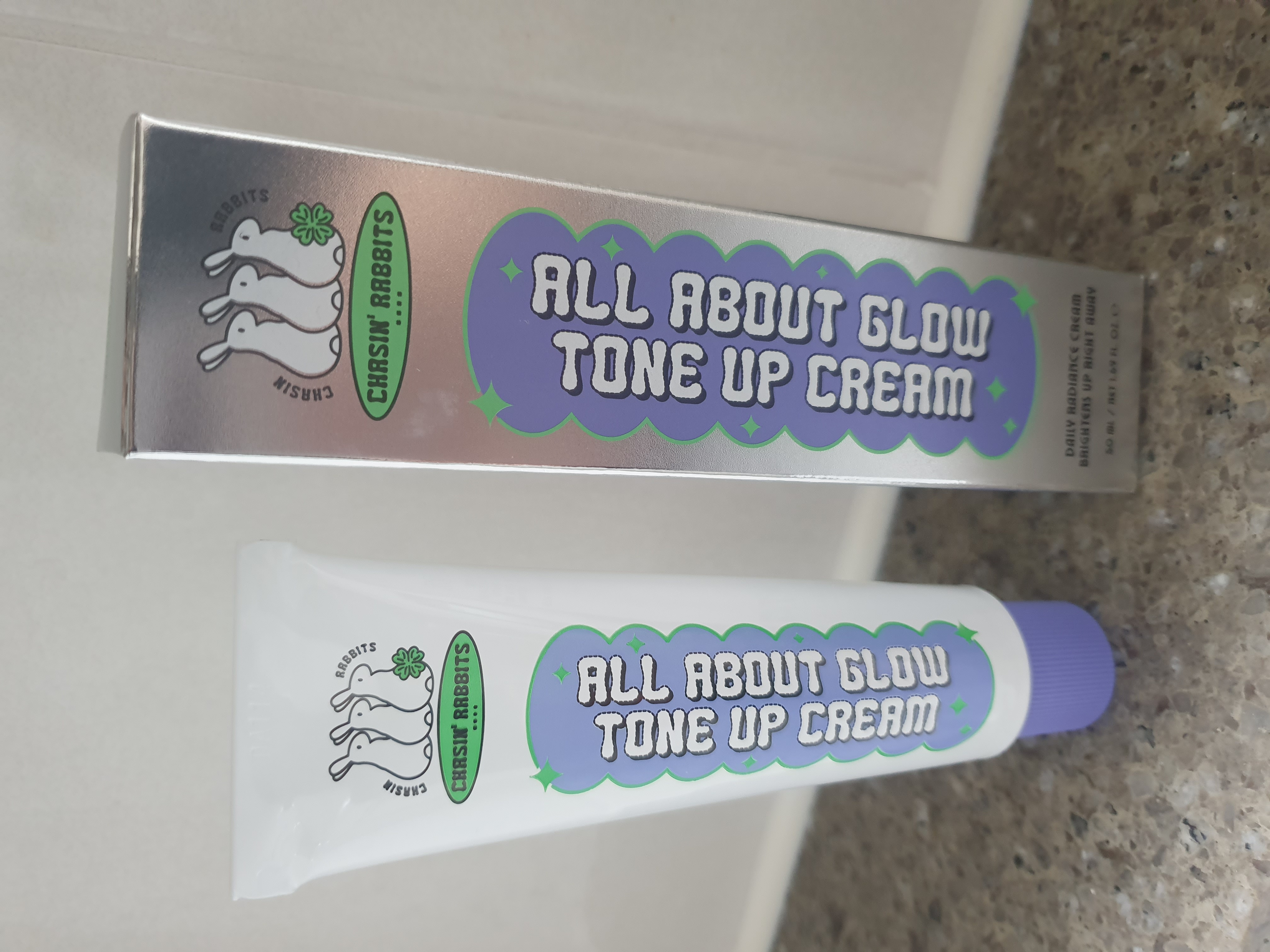 オールアバウトグロウトーンアップクリーム/CHASIN'RABBITS/化粧下地を使ったクチコミ（1枚目）