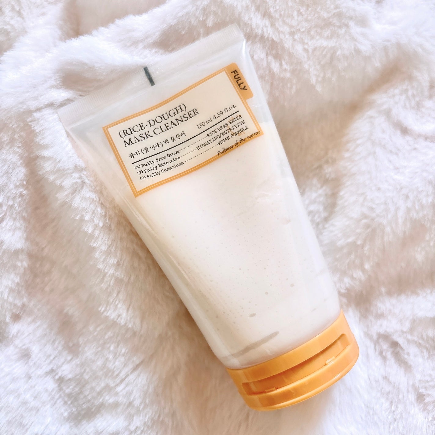 米PDRNマスククレンザー/FULLY/洗顔フォームを使ったクチコミ(1枚目)