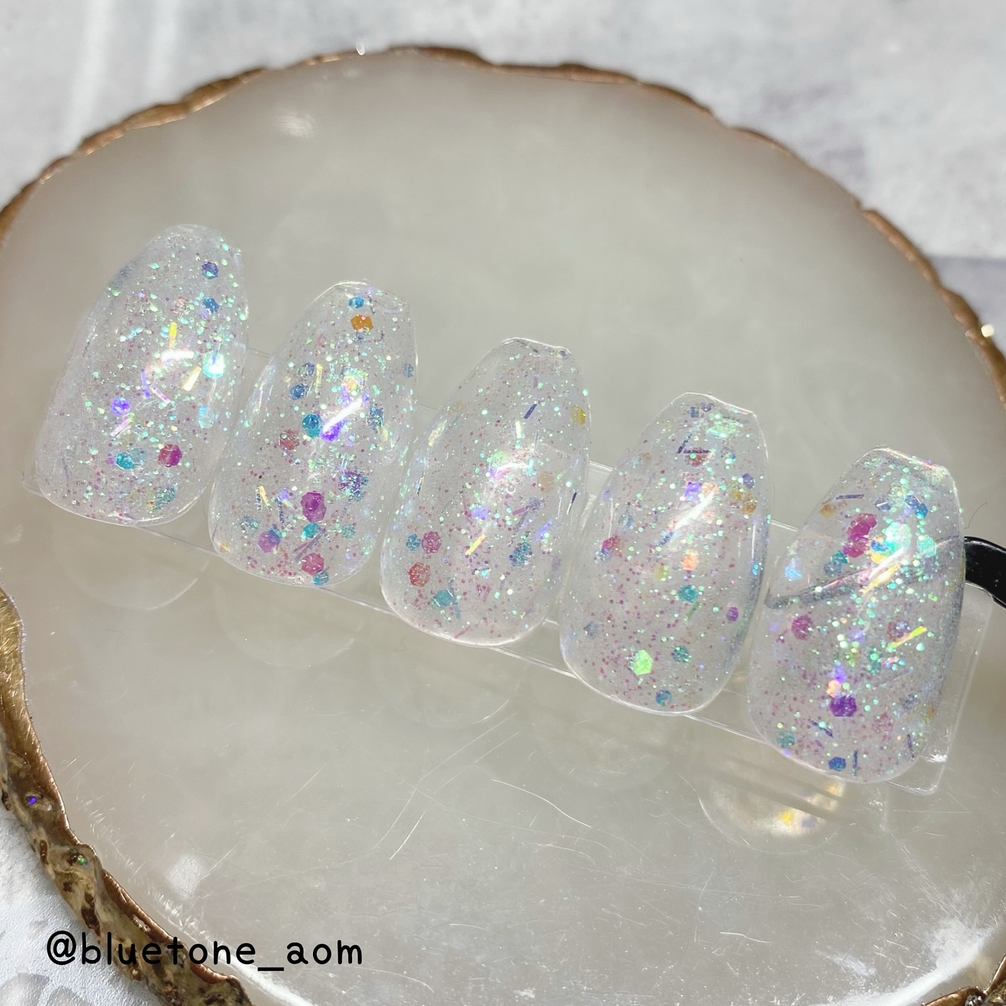 オーロラグリッター/WSPT JAPAN/ネイル用品を使ったクチコミ（1枚目）