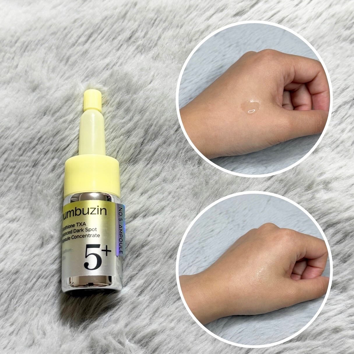 5番 白玉グルタチオン100×TXA10集中トーニング美容液/numbuzin/美容液を使ったクチコミ(2枚目)