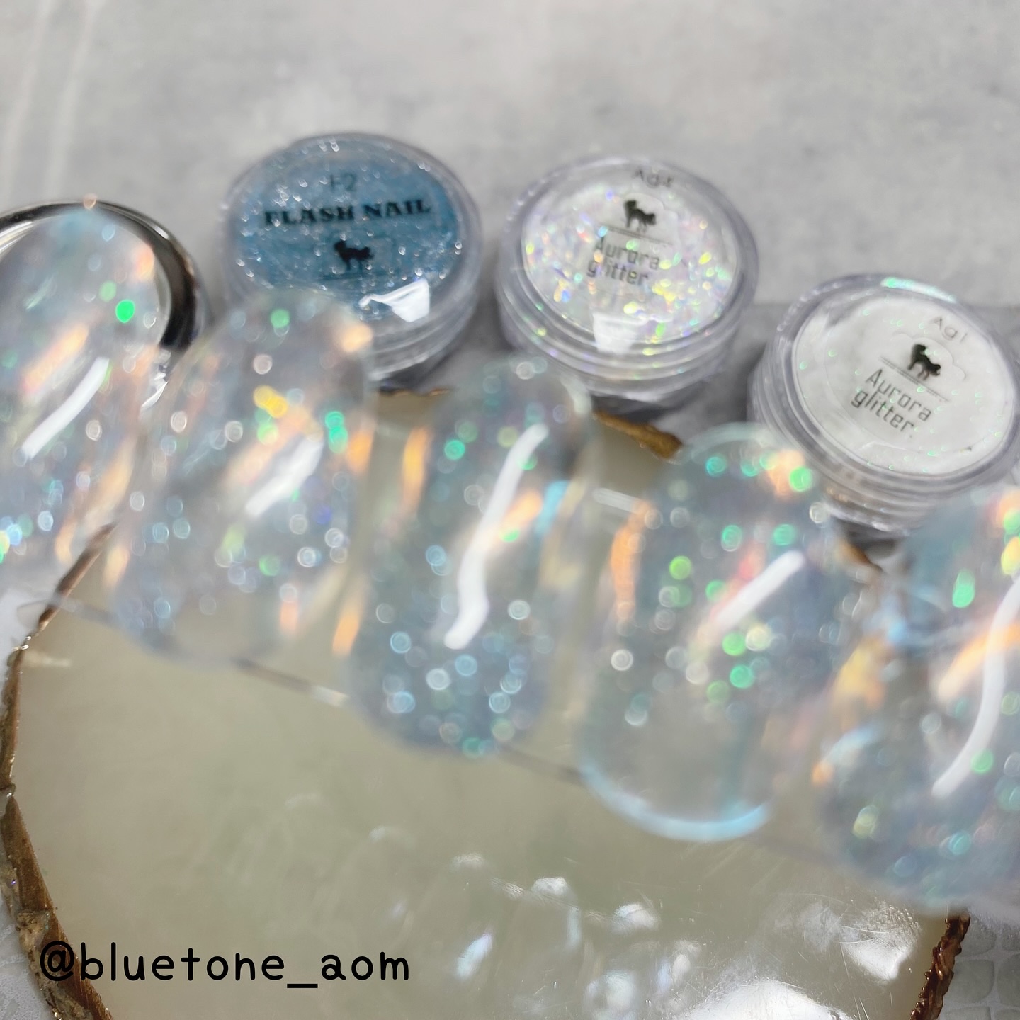 クリスタルネイルパウダー/WSPT JAPAN/ネイル用品を使ったクチコミ（3枚目）