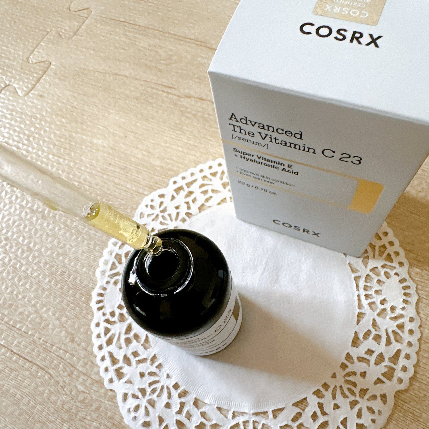 RXã¢ããã³ã¹ã ã¶ã»ãã¿ãã³C23ã»ã©ã /COSRX/çŸå®¹æ¶²ã䜿ã£ãã¯ãã³ãïŒ4æç®ïŒ