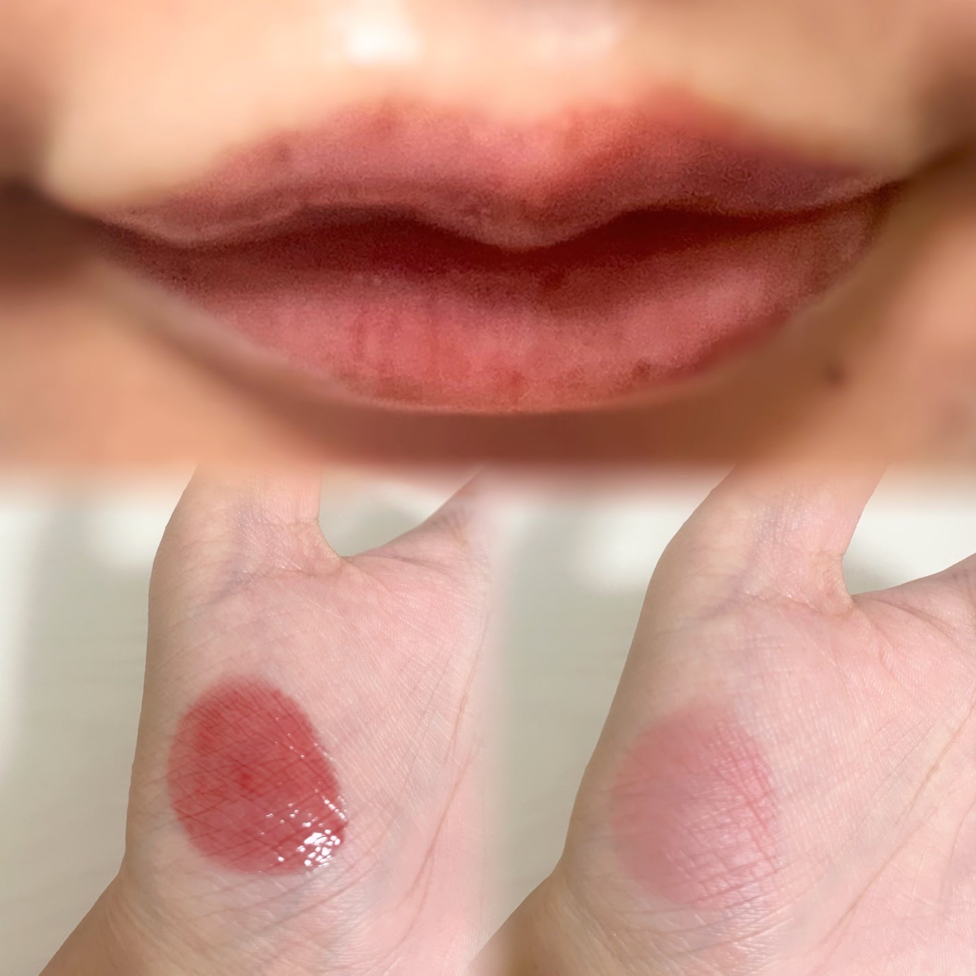 ブラーグロイリップティント/Dinto/リップティントを使ったクチコミ(2枚目)