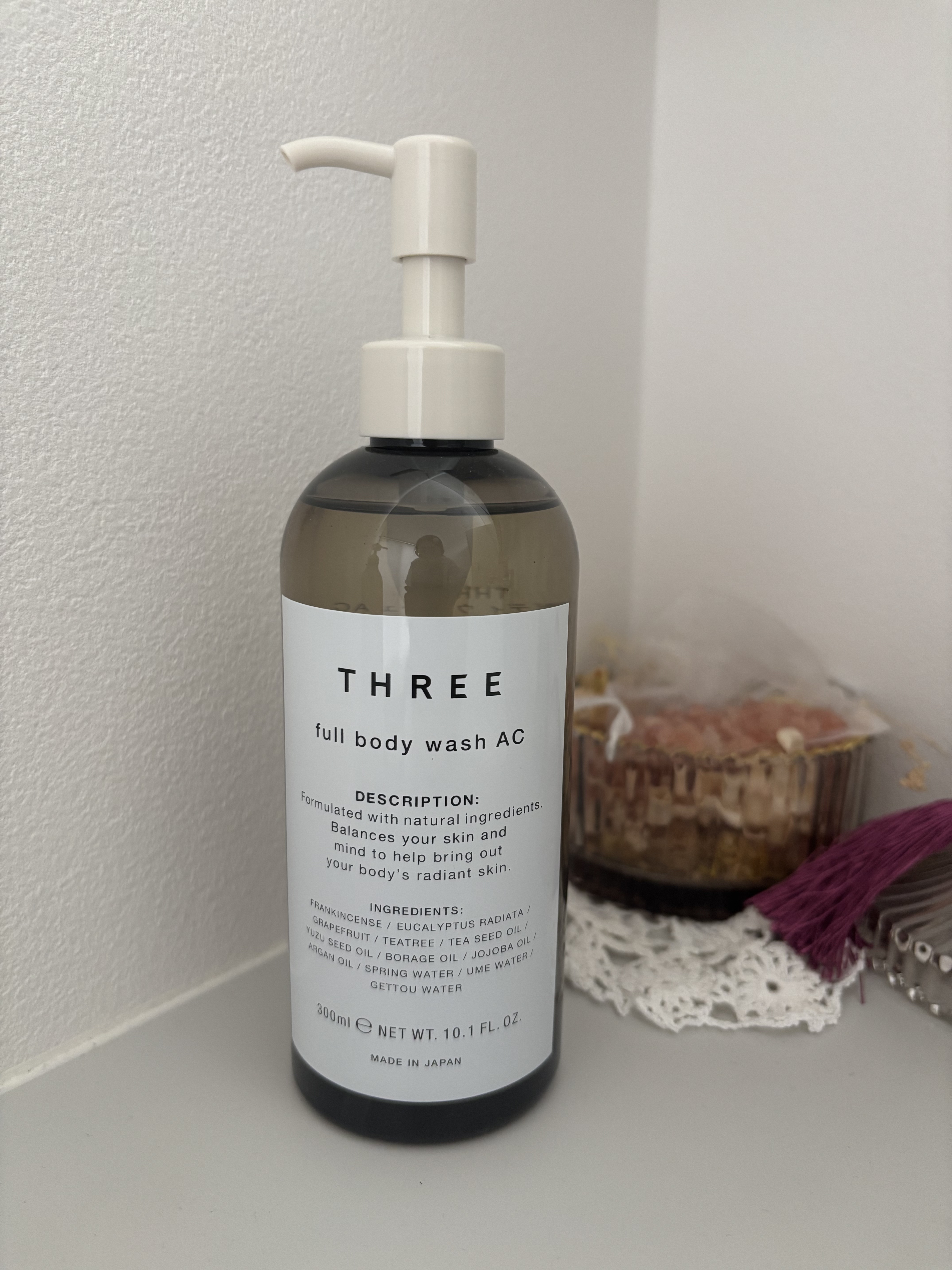 THREE フルボディ ウォッシュ ACのクチコミ「THREE
フルボディ ウォッシュ AC


THREEオシャレ✨

以前、THREEのアイシ.....」（1枚目）