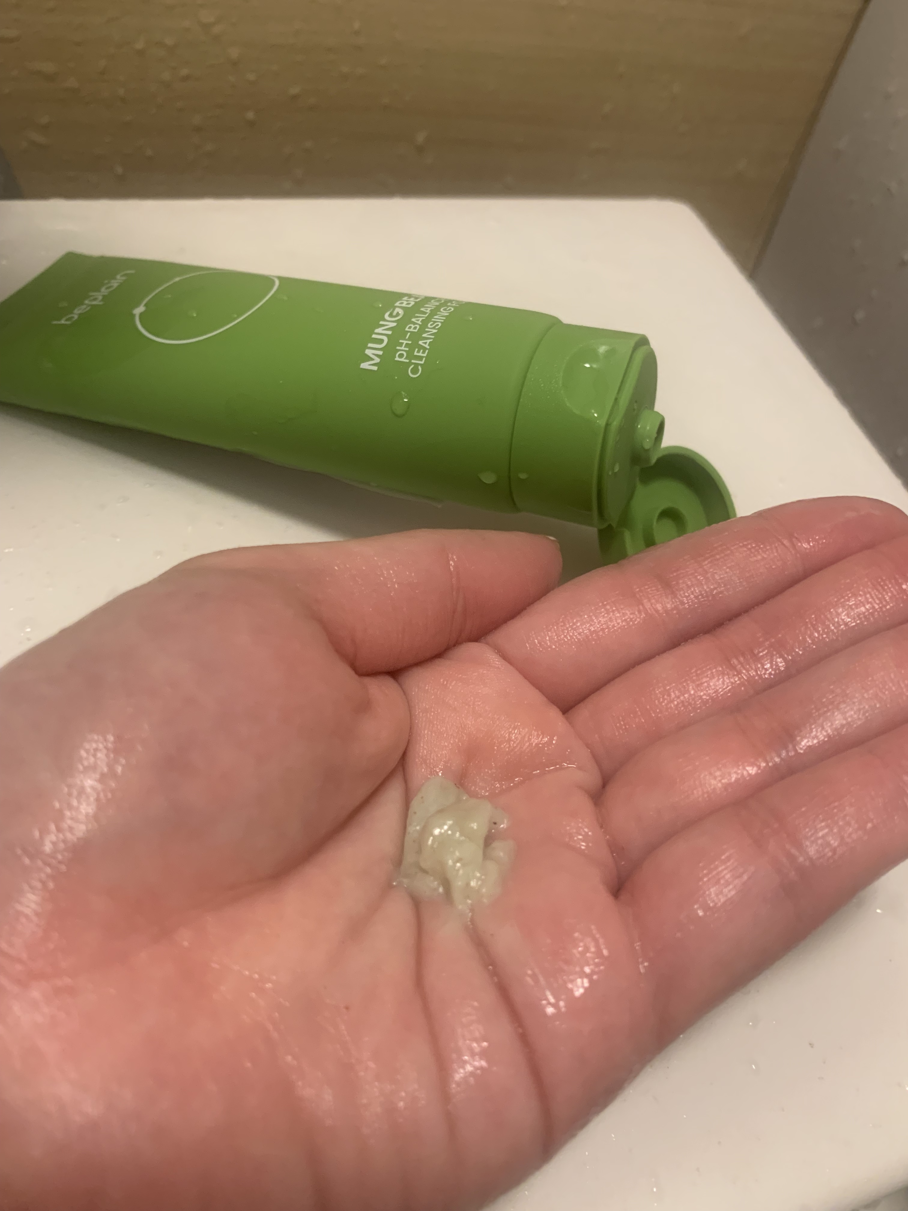 緑豆弱酸性洗顔フォーム/beplain/洗顔フォームを使ったクチコミ（2枚目）