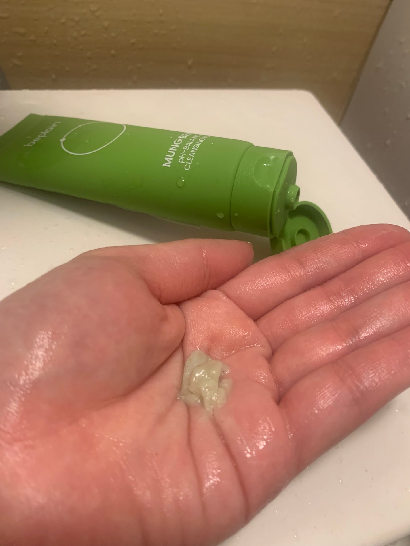 緑豆弱酸性洗顔フォーム/beplain/洗顔フォームを使ったクチコミ(2枚目)