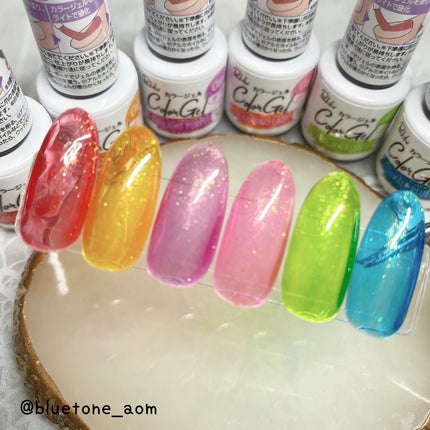 パル カラージェル/キャンドゥ/ジェルネイルを使ったクチコミ(4枚目)