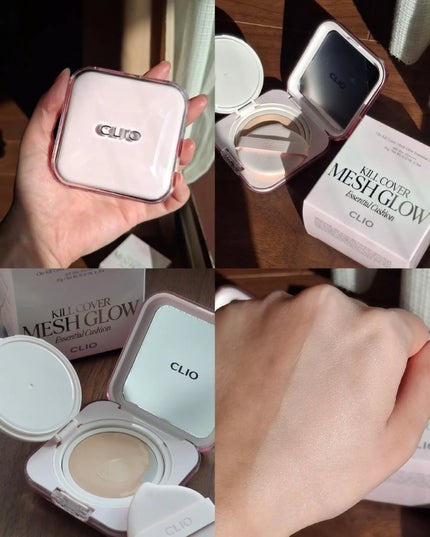 キルカバー メッシュ グロウ エッセンシャル クッション/CLIO/クッションファンデーションを使ったクチコミ(2枚目)