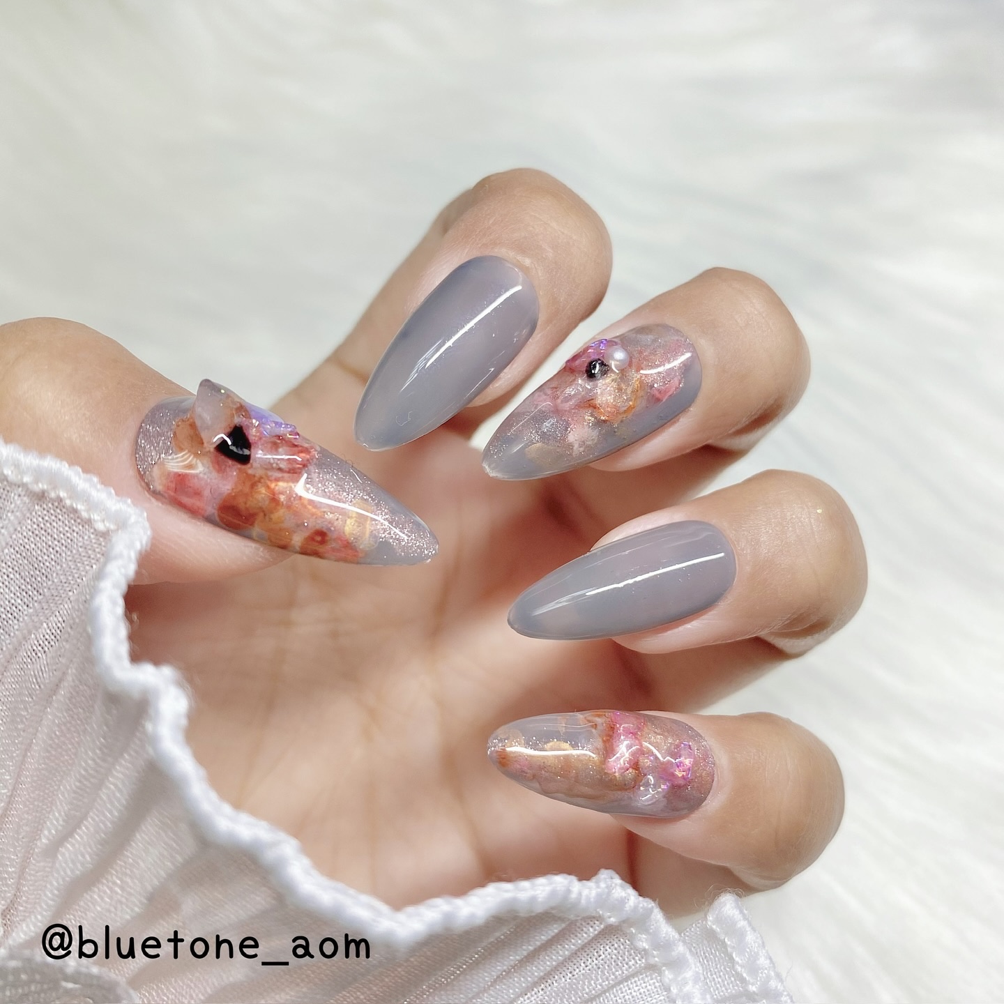 BRG ジェルネイル/DAISO/ジェルネイルを使ったクチコミ（3枚目）