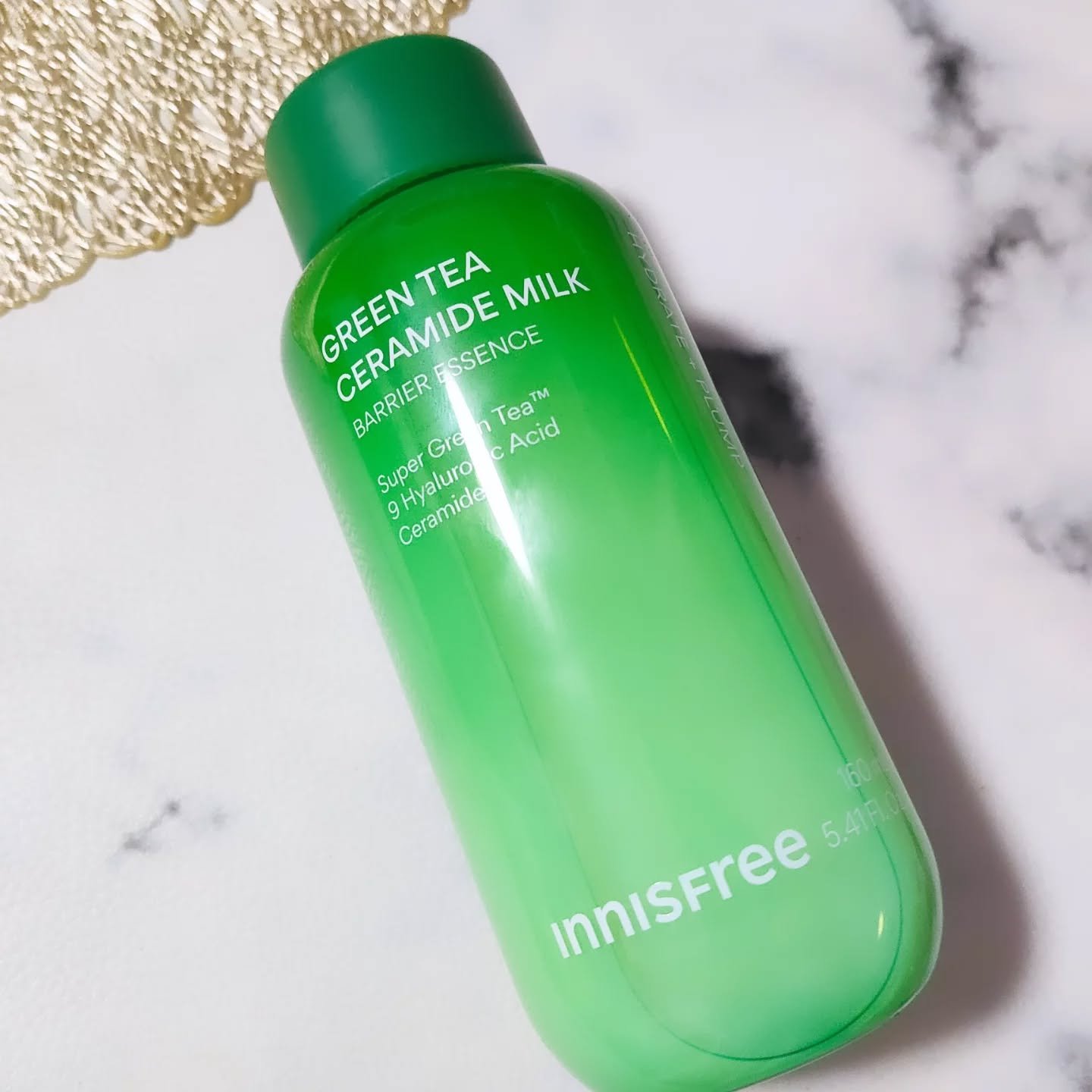 グリーンティー セラミド バリア クリーム​/innisfree/フェイスクリームを使ったクチコミ（3枚目）